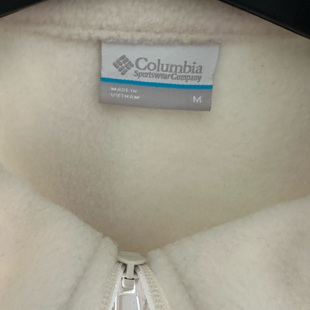 Columbia Women's Off-White Fleece Jacket - Picture 3 of 4
